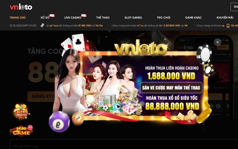Đôi nét nhà cái casino online uy tín Vnloto