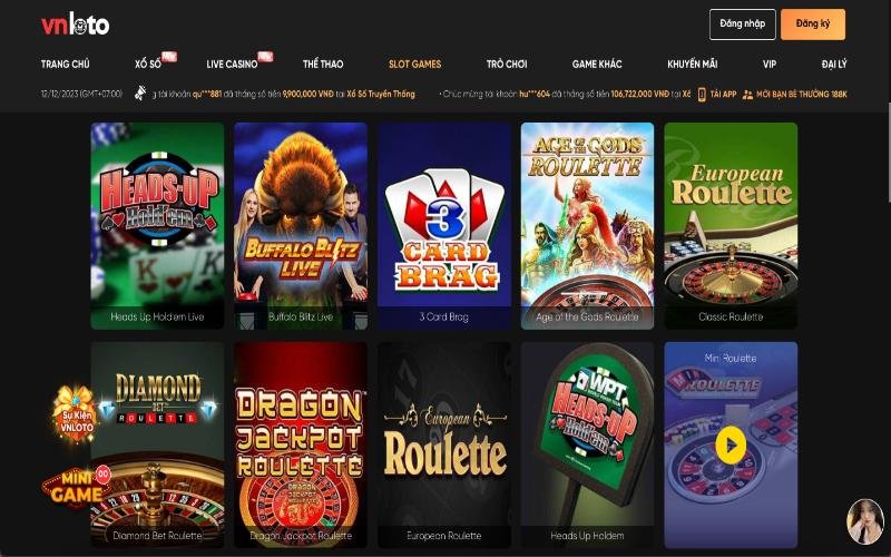 Giới thiệu slot game casino trực tuyến