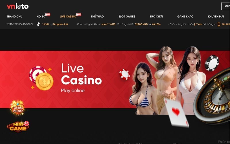 Những ưu điểm nổi bật của sòng bài casino online uy tín Vnloto
