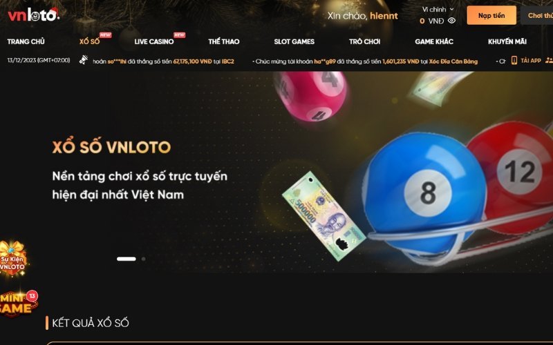 Giới thiệu sảnh cược lô đề VNloto